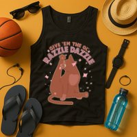 Funny Cat Give Em The Ol Razzle Dazzle Tank Top