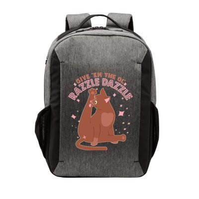 Funny Cat Give Em The Ol Razzle Dazzle Vector Backpack