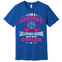 Funny Camping Grandma Saying Summer Camp Gift Premium T-Shirt