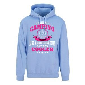 Funny Camping Grandma Saying Summer Camp Gift Unisex Surf Hoodie