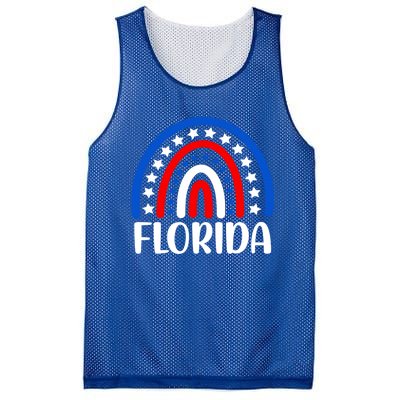 Florida Cool Gift I Love Florida Usa Gift Mesh Reversible Basketball Jersey Tank