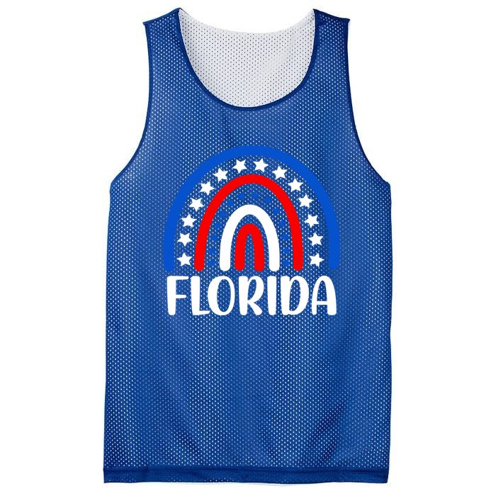 Florida Cool Gift I Love Florida Usa Gift Mesh Reversible Basketball Jersey Tank