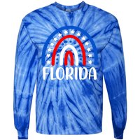 Florida Cool Gift I Love Florida Usa Gift Tie-Dye Long Sleeve Shirt