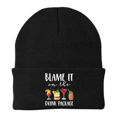 Funny Cruise Gifts Blame It On The Drink Package Beanie