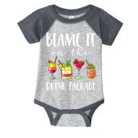 Funny Cruise Gifts Blame It On The Drink Package Infant Baby Jersey Bodysuit