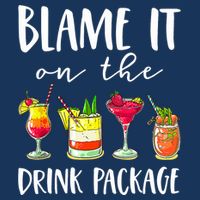 Funny Cruise Gifts Blame It On The Drink Package Infant Baby Jersey Bodysuit