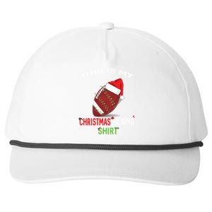 Football Christmas Gift Pajama Tee Family Matching 2020 Funny Gift Snapback Five-Panel Rope Hat