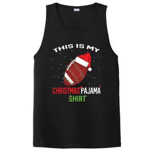 Football Christmas Gift Pajama Tee Family Matching 2020 Funny Gift PosiCharge Competitor Tank