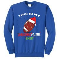 Football Christmas Gift Pajama Tee Family Matching 2020 Funny Gift Sweatshirt