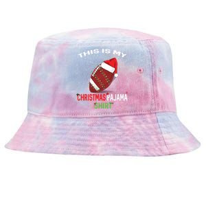 Football Christmas Gift Pajama Tee Family Matching 2020 Funny Gift Tie-Dyed Bucket Hat