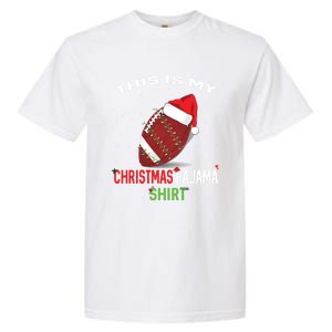 Football Christmas Gift Pajama Tee Family Matching 2020 Funny Gift Garment-Dyed Heavyweight T-Shirt