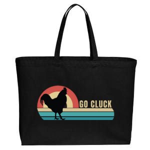 Funny Chicken Go Cluck Chicken Pet Chicken Lovers Chickens Funny Chicken Cotton Canvas Jumbo Tote