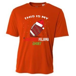 Football Christmas Gift Pajama Tee Family Matching 2020 Funny Gift Cooling Performance Crew T-Shirt