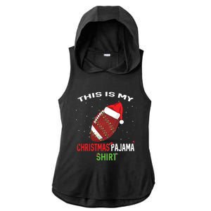 Football Christmas Gift Pajama Tee Family Matching 2020 Funny Gift Ladies PosiCharge Tri-Blend Wicking Draft Hoodie Tank