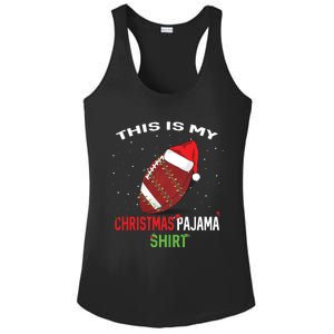 Football Christmas Gift Pajama Tee Family Matching 2020 Funny Gift Ladies PosiCharge Competitor Racerback Tank