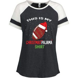 Football Christmas Gift Pajama Tee Family Matching 2020 Funny Gift Enza Ladies Jersey Colorblock Tee