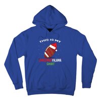 Football Christmas Gift Pajama Tee Family Matching 2020 Funny Gift Hoodie