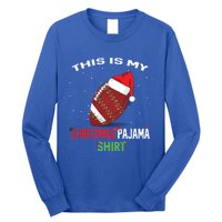 Football Christmas Gift Pajama Tee Family Matching 2020 Funny Gift Long Sleeve Shirt