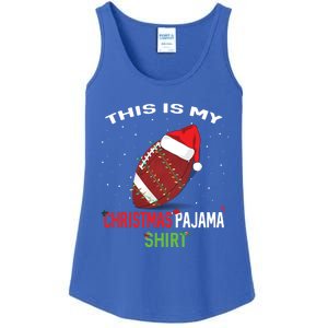 Football Christmas Gift Pajama Tee Family Matching 2020 Funny Gift Ladies Essential Tank