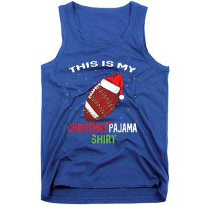 Football Christmas Gift Pajama Tee Family Matching 2020 Funny Gift Tank Top