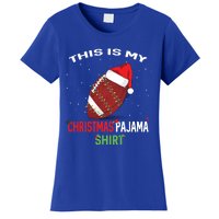 Football Christmas Gift Pajama Tee Family Matching 2020 Funny Gift Women's T-Shirt