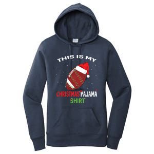 Football Christmas Gift Pajama Tee Family Matching 2020 Funny Gift Women's Pullover Hoodie