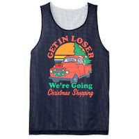 Funny Christmas Get In Loser Were Going Christmas Shopping Skeleton Mesh Reversible Basketball Jersey Tank