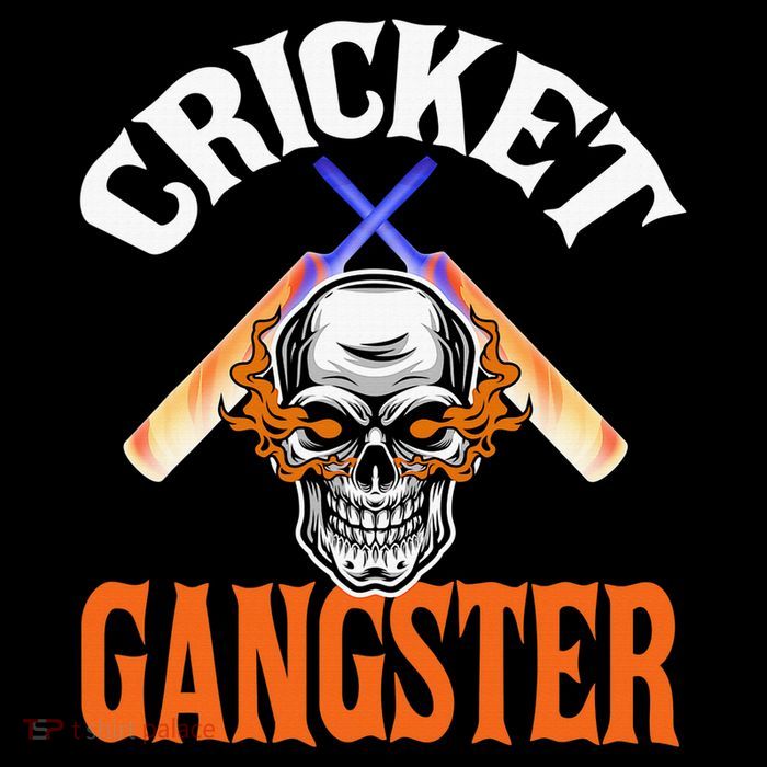 Funny Cricket Gangster Quote Cricket Player Tall T-Shirt