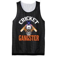 Funny Cricket Gangster Quote Cricket Player Mesh Reversible Basketball Jersey Tank