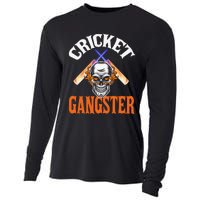 Funny Cricket Gangster Quote Cricket Player Cooling Performance Long Sleeve Crew