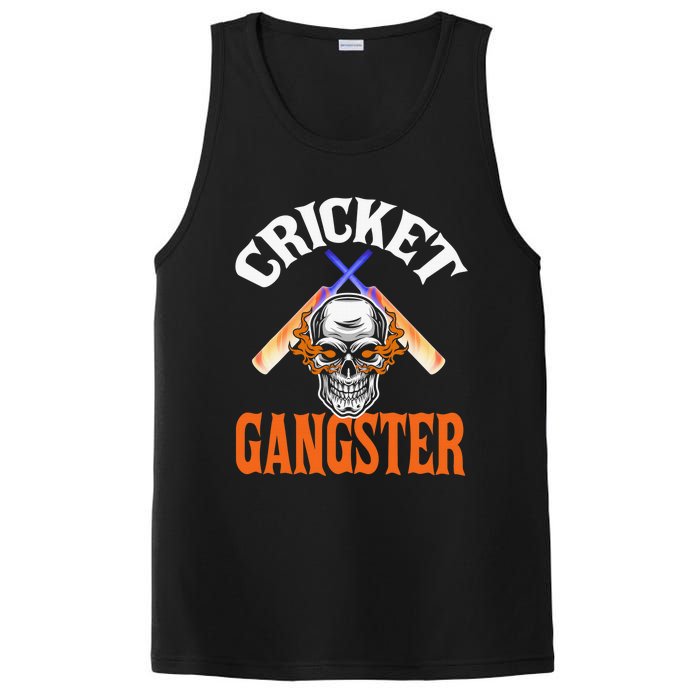 Funny Cricket Gangster Quote Cricket Player PosiCharge Competitor Tank