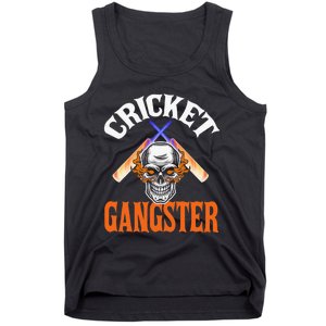 Funny Cricket Gangster Quote Cricket Player Tank Top