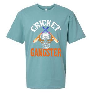 Funny Cricket Gangster Quote Cricket Player Sueded Cloud Jersey T-Shirt