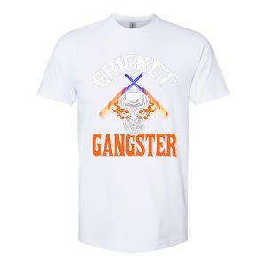 Funny Cricket Gangster Quote Cricket Player Softstyle CVC T-Shirt