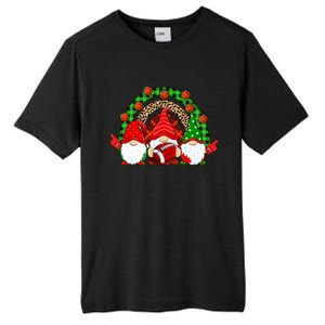 Football Christmas Gnomes Football Player Xmas Party Cool Gift Tall Fusion ChromaSoft Performance T-Shirt