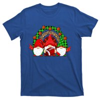 Football Christmas Gnomes Football Player Xmas Party Cool Gift T-Shirt