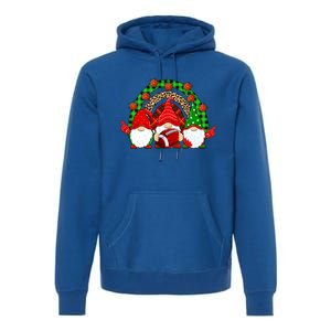 Football Christmas Gnomes Football Player Xmas Party Cool Gift Premium Hoodie