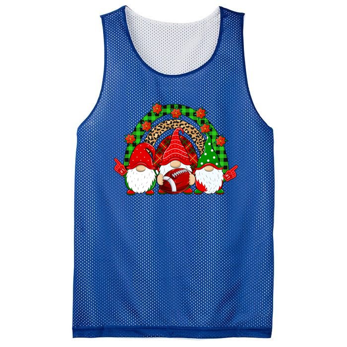 Football Christmas Gnomes Football Player Xmas Party Cool Gift Mesh Reversible Basketball Jersey Tank