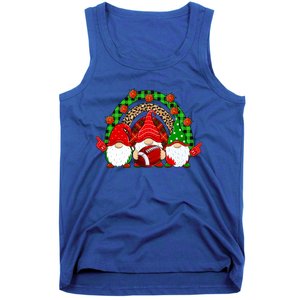 Football Christmas Gnomes Football Player Xmas Party Cool Gift Tank Top