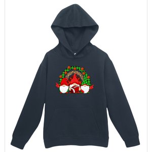 Football Christmas Gnomes Football Player Xmas Party Cool Gift Urban Pullover Hoodie