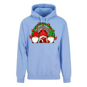 Football Christmas Gnomes Football Player Xmas Party Cool Gift Unisex Surf Hoodie