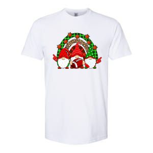 Football Christmas Gnomes Football Player Xmas Party Cool Gift Softstyle CVC T-Shirt