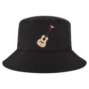 Funny Christmas Guitar Tree Xmas Guitarist Gift Cool Comfort Performance Bucket Hat