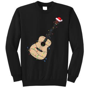 Funny Christmas Guitar Tree Xmas Guitarist Gift Sweatshirt