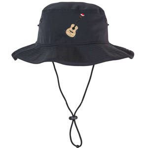 Funny Christmas Guitar Tree Xmas Guitarist Gift Legacy Cool Fit Booney Bucket Hat