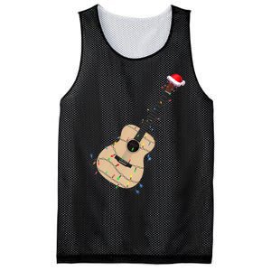 Funny Christmas Guitar Tree Xmas Guitarist Gift Mesh Reversible Basketball Jersey Tank