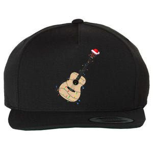 Funny Christmas Guitar Tree Xmas Guitarist Gift Wool Snapback Cap