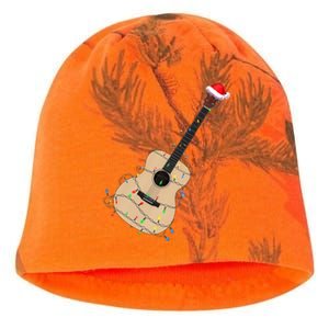 Funny Christmas Guitar Tree Xmas Guitarist Gift Kati - Camo Knit Beanie