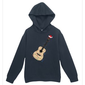 Funny Christmas Guitar Tree Xmas Guitarist Gift Urban Pullover Hoodie