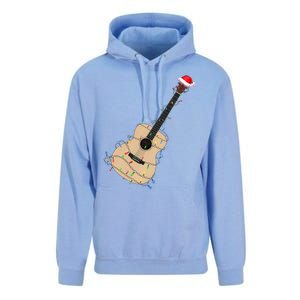 Funny Christmas Guitar Tree Xmas Guitarist Gift Unisex Surf Hoodie